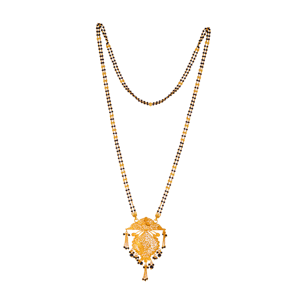 P.c. Chandra Jewellers 22KT Yellow Gold Mangalsutra For Women