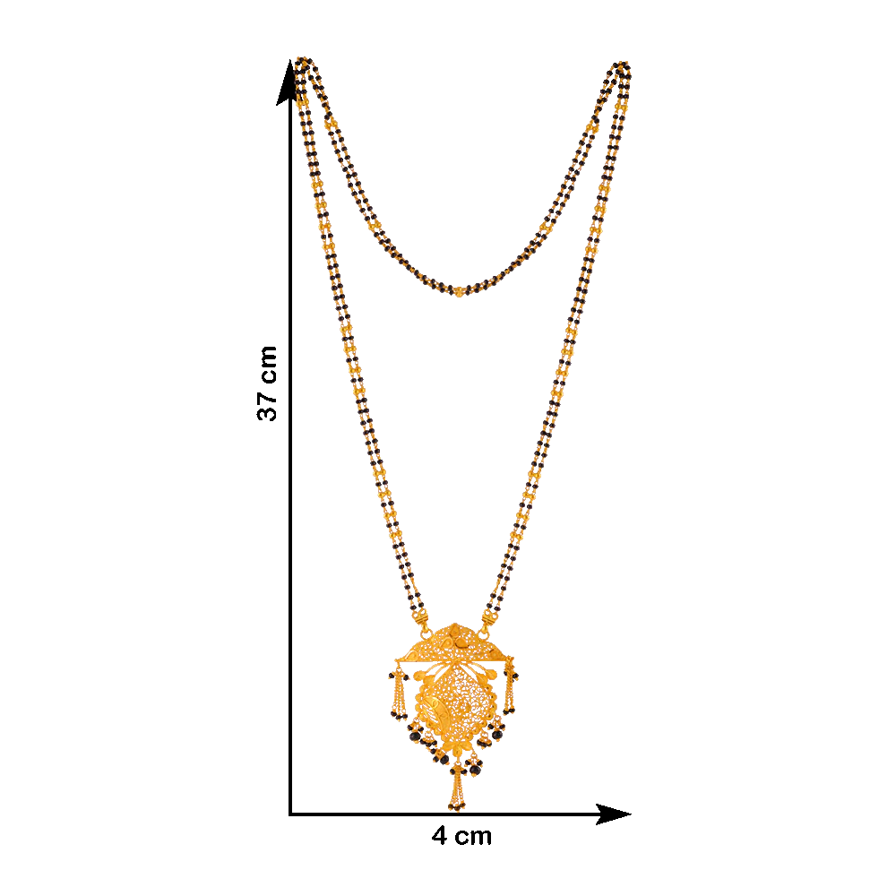 P.c. Chandra Jewellers 22KT Yellow Gold Mangalsutra For Women - Image 4