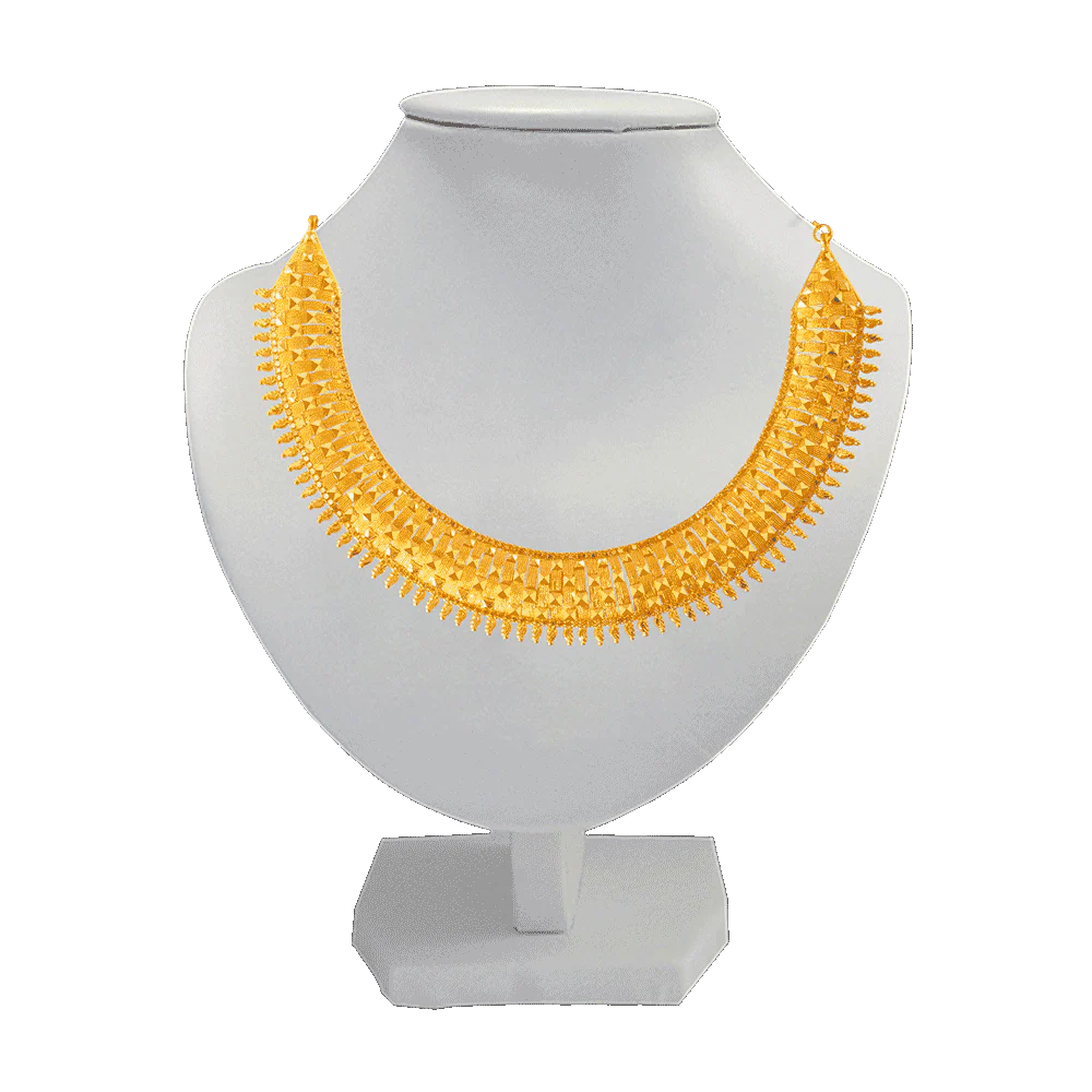 P.c. Chandra Jewellers 22KT Yellow Gold Necklace For Women - Image 4