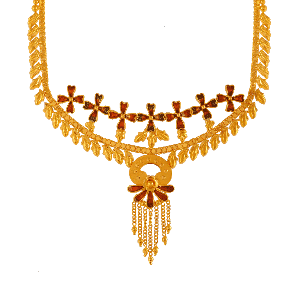 P.c. Chandra Jewellers 22KT Yellow Gold Necklace For Women