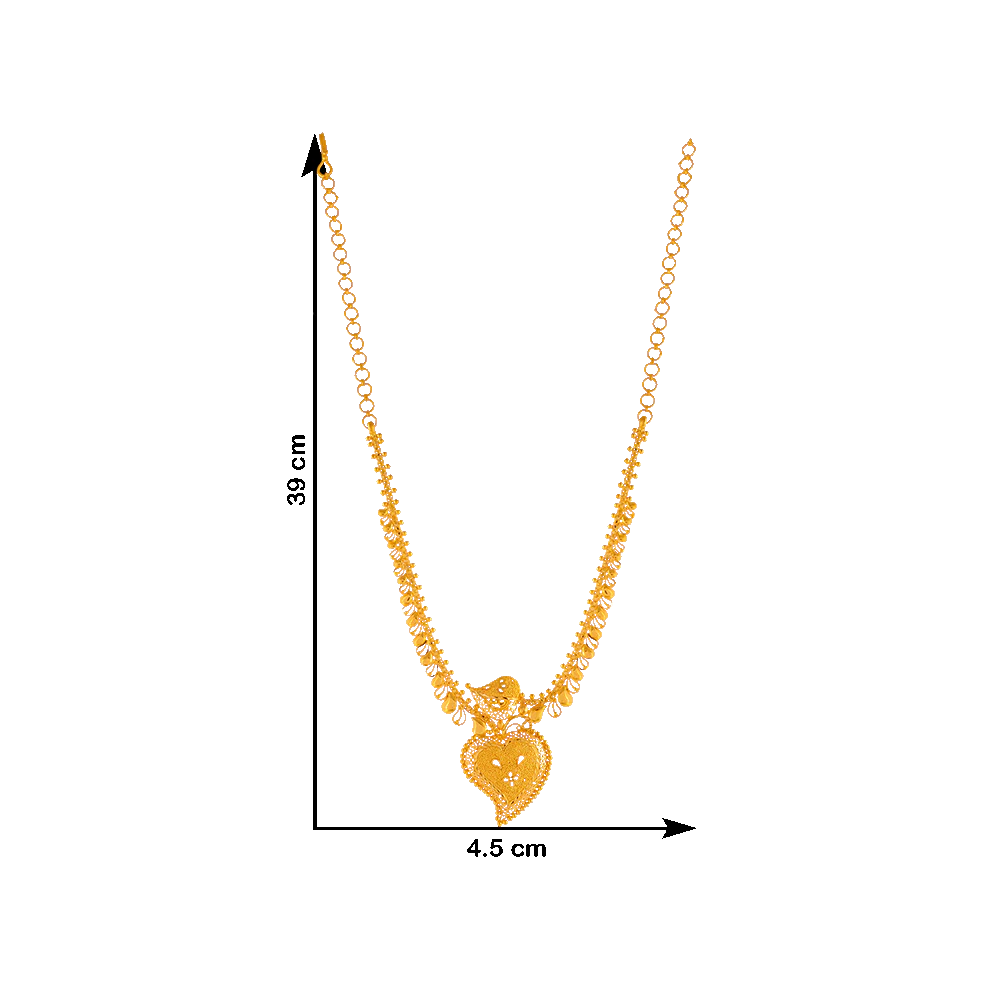 P.c. Chandra Jewellers 22KT Yellow Gold Necklace For Women - Image 4