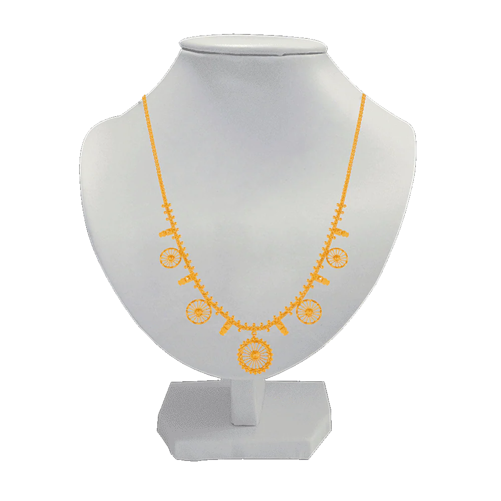 P.c. Chandra Jewellers 22KT Yellow Gold Necklace For Women - Image 4