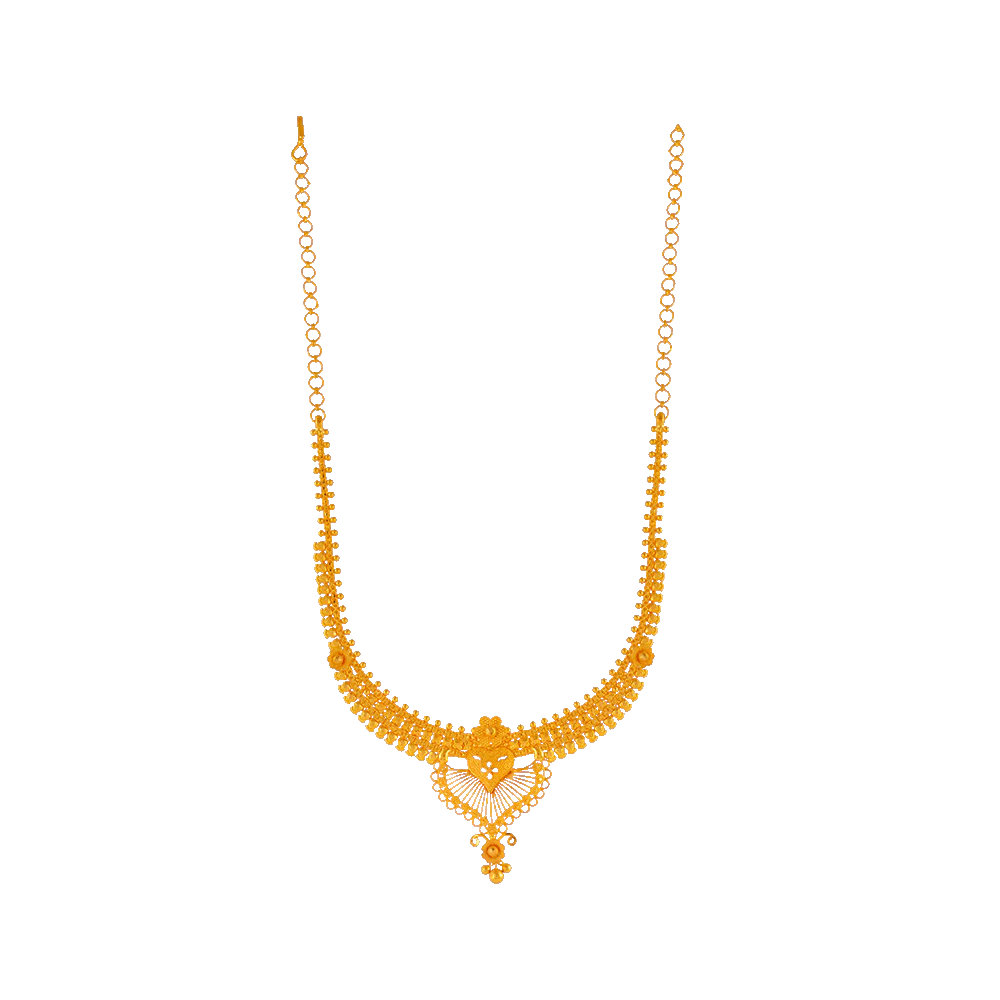 P.c. Chandra Jewellers 22KT Yellow Gold Necklace For Women - Image 4