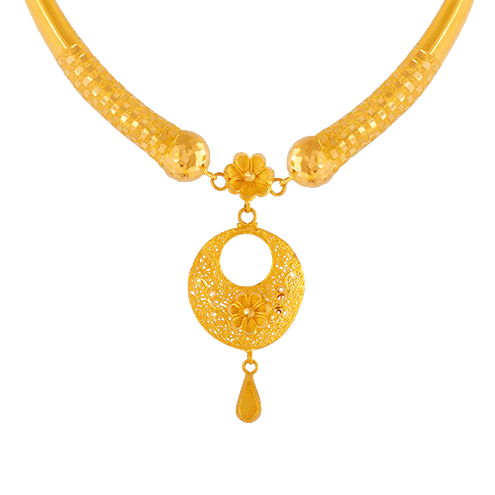 P.c. Chandra Jewellers 22KT Yellow Gold Necklace For Women - Image 2