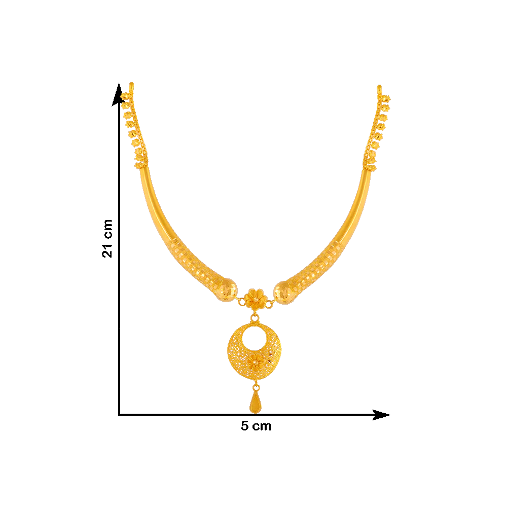 P.c. Chandra Jewellers 22KT Yellow Gold Necklace For Women - Image 3