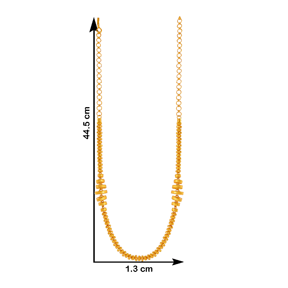 P.c. Chandra Jewellers 22KT Yellow Gold Necklace For Women - Image 2