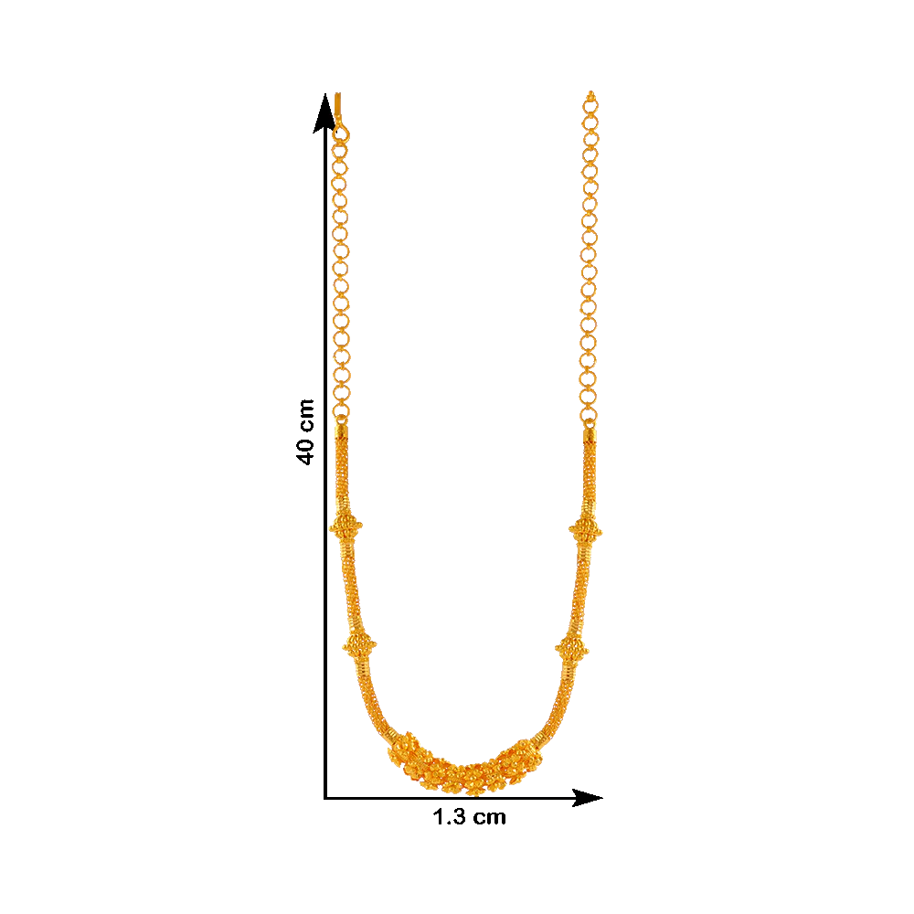 P.c. Chandra Jewellers 22KT Yellow Gold Necklace For Women - Image 3