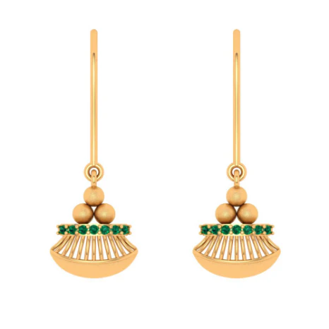 Pc Chandra 22k Gold Earrings For Women, Jhumka Earrings Designs