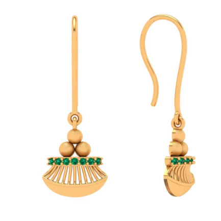 Pc Chandra 22k Gold Earrings For Women, Jhumka Earrings Designs - Image 3