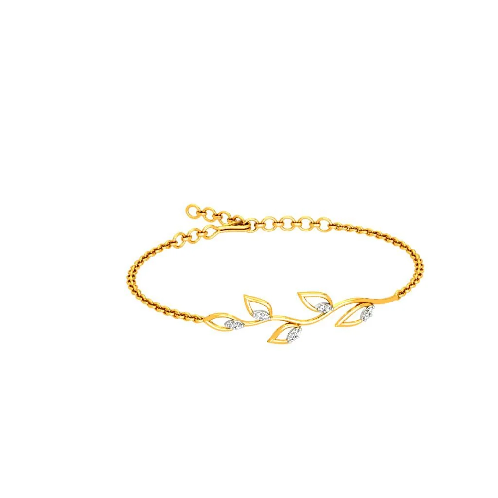 Precious Petal Gold Bracelet - Image 4