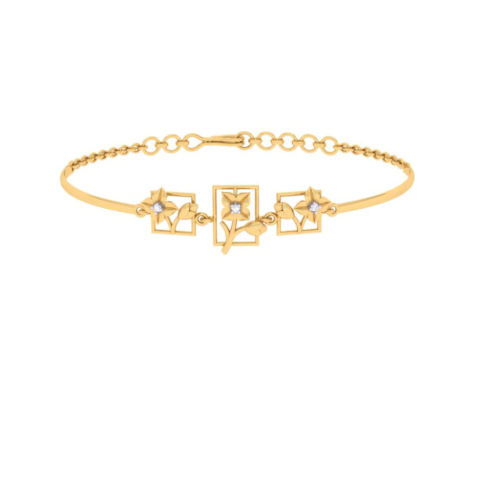 Pure Gold Bracelet With Aesthetic Look And Design - Image 5