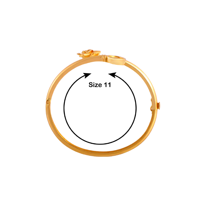 Scarlet Poppy Gold Bangle For Women - Image 5