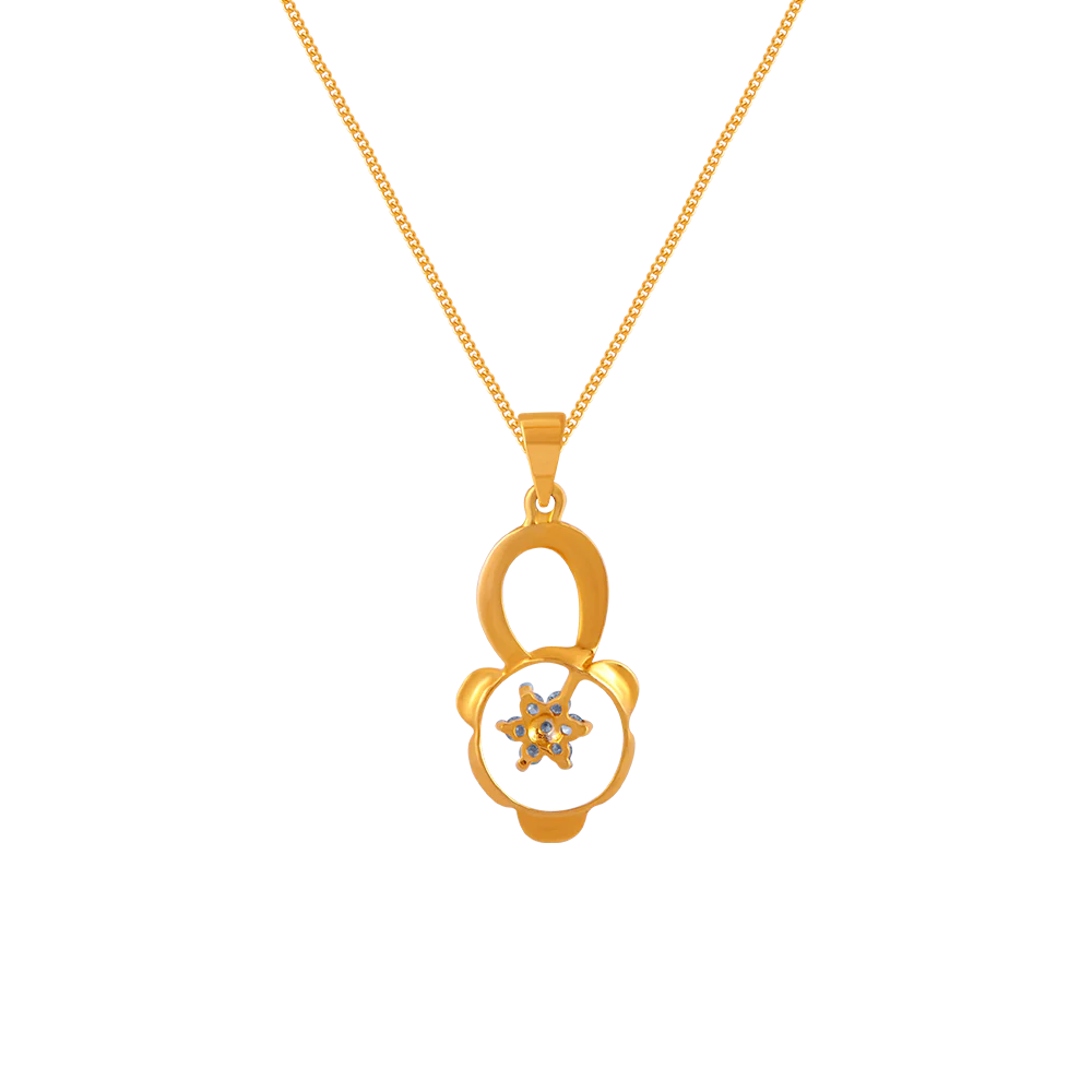 Shining Star-like Diamond Pendant - Image 3