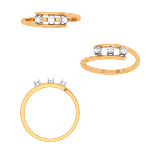 Sleek And Beautiful Gold Ring - Image 5