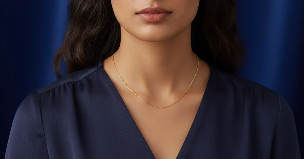 Solace BoxFlex 22KT Gold Chain for Women & Girls - Image 4