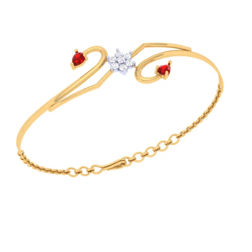 Sophisticated Chic Gold Bracelet - Image 2