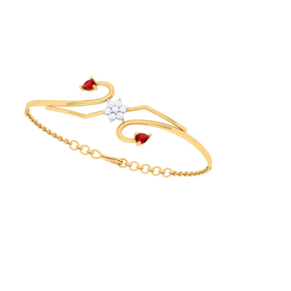Sophisticated Chic Gold Bracelet - Image 4