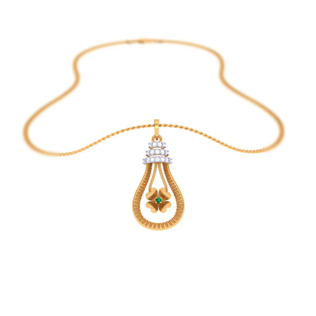 Sparkling Dangle Diamond Pendant - Image 6