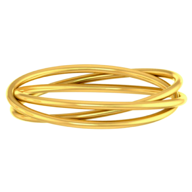 Stylish And Modern 14k Gold Thumb Ring For Women From Online Exclusive - Image 3