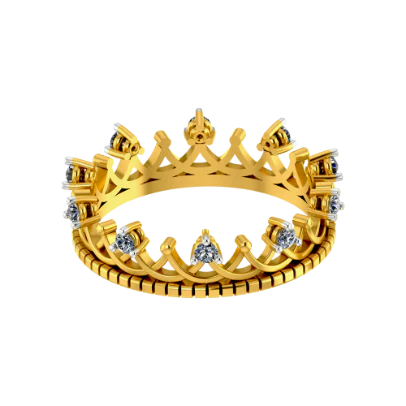 Tranquil Tiara Gold Ring - Image 2
