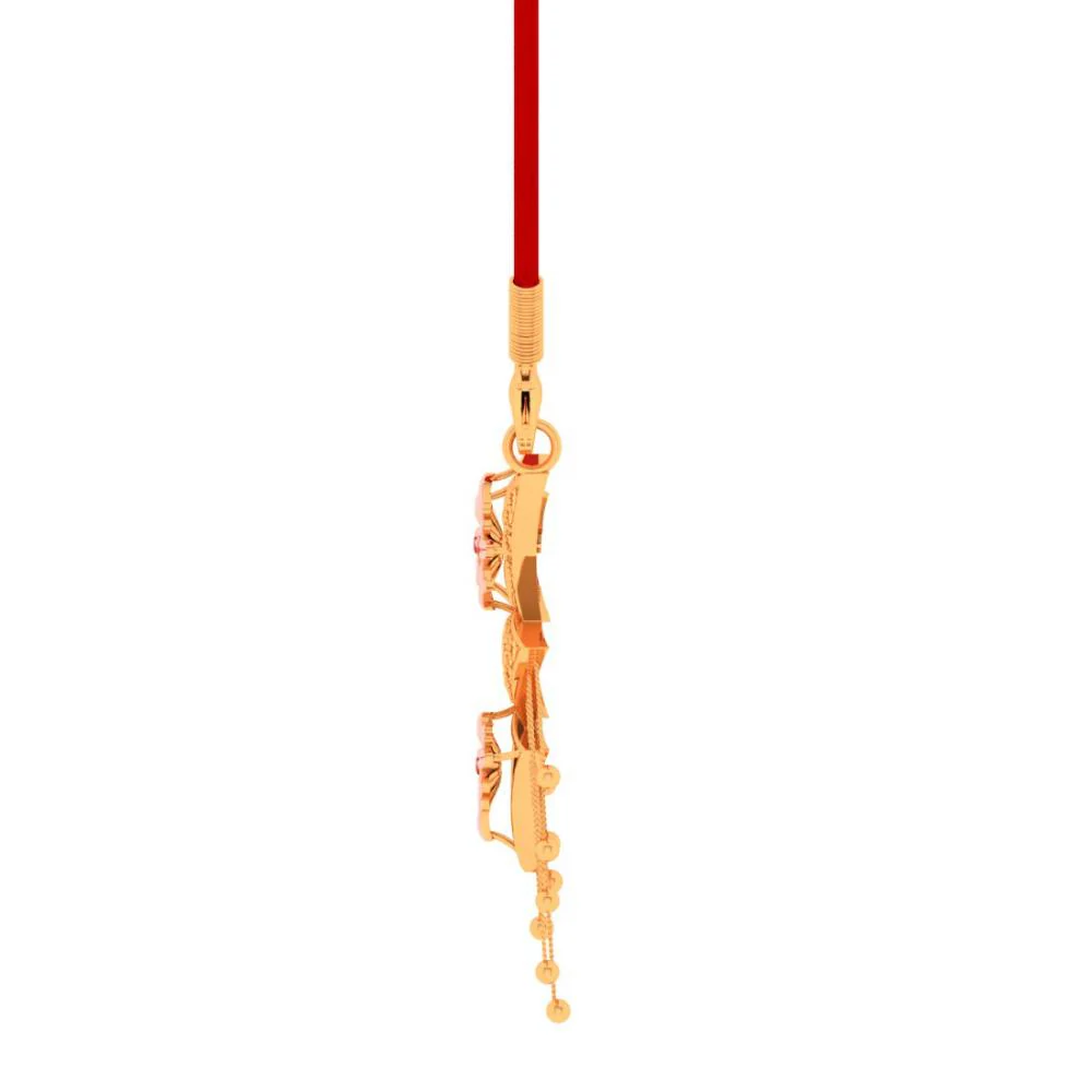 Triangle Designed 18k Gold Necklace - Image 2