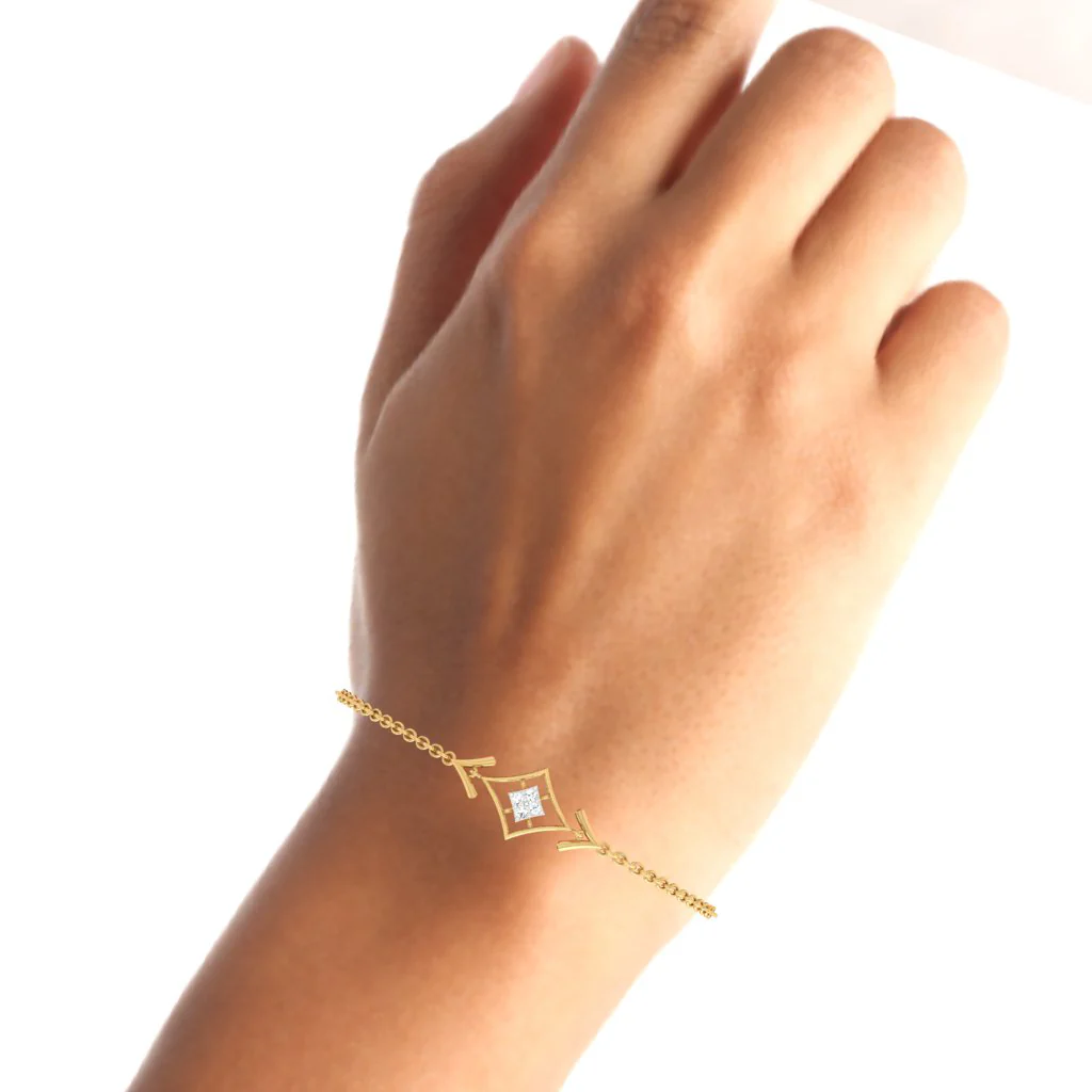 Triangle Diamond Affair Bracelet - Image 7