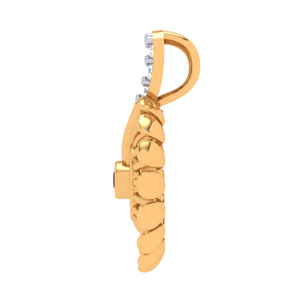Upscale Gold Pendant - Image 3